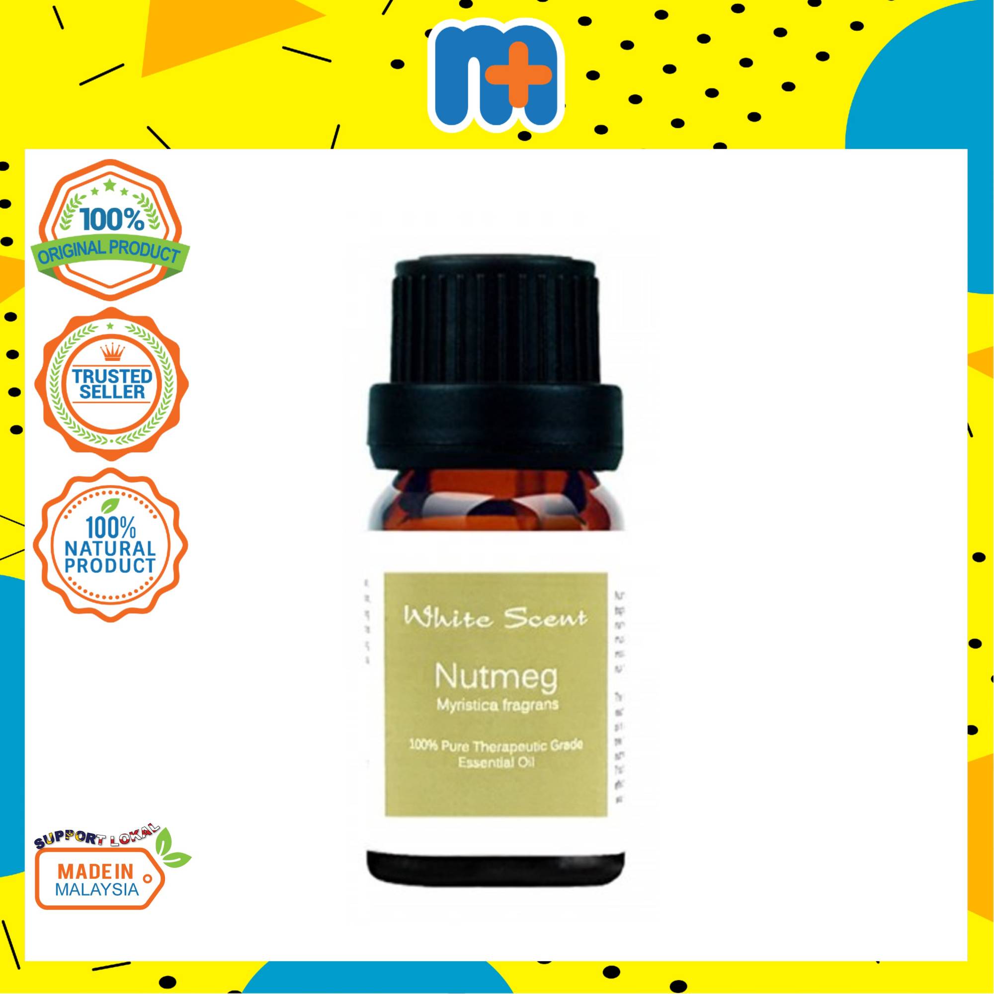 WHITE SCENT NUTMEG 5ML ESSENTIAL OIL